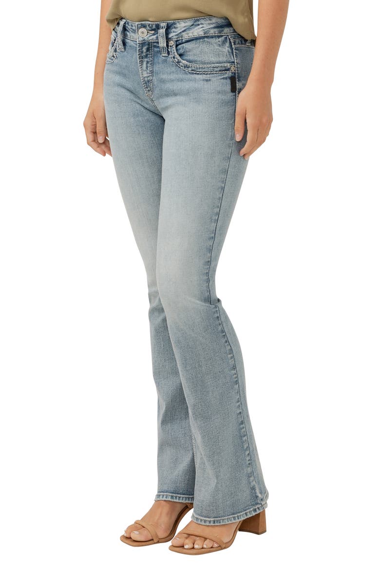 Suki Curvy Mid Rise Bootcut Jeans, Alternate, color, INDIGO