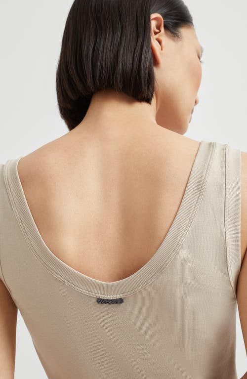 Brunello Cucinelli Ribbed Jersey Top
