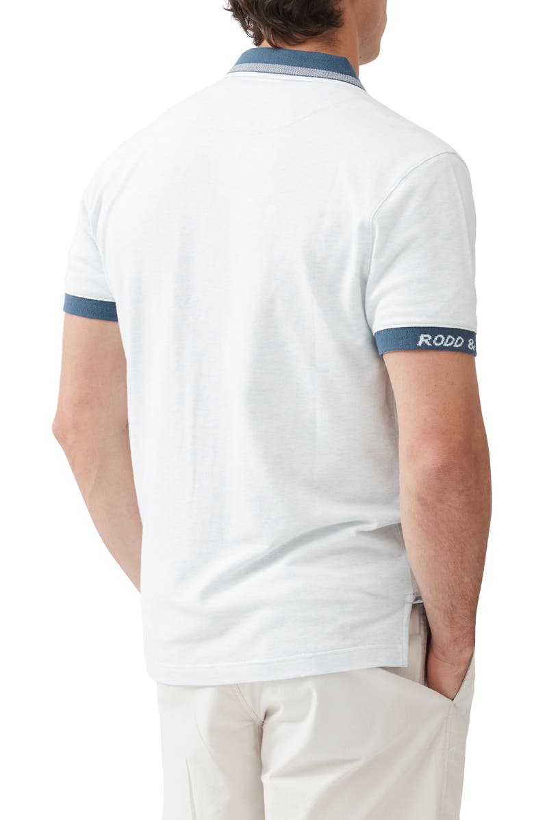 Rodd & Gunn Masterson Sports Fit Tipped Cotton Polo, Alternate, color, 