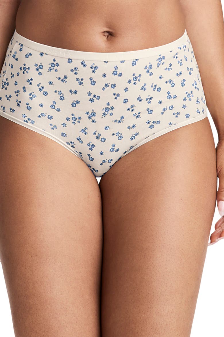 Womens Organic Cotton Stretch Modern Brief - 3 Pack, Alternate, color, Winter Floral
