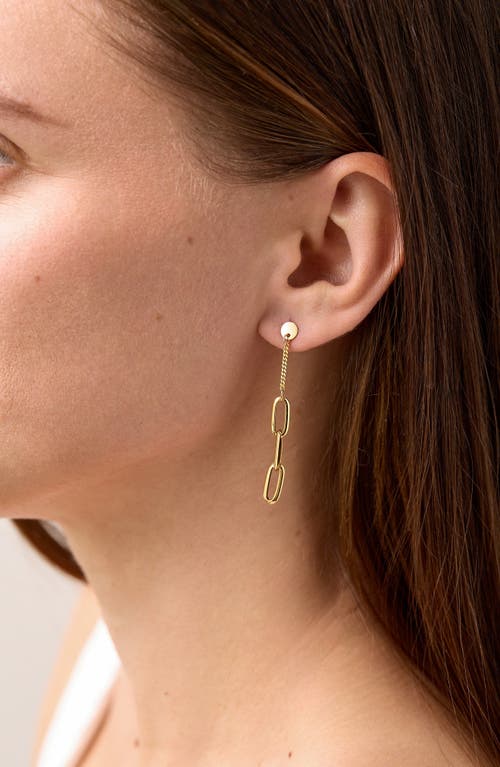 Bony Levy 14k Gold Linear Drop Earrings In Gold