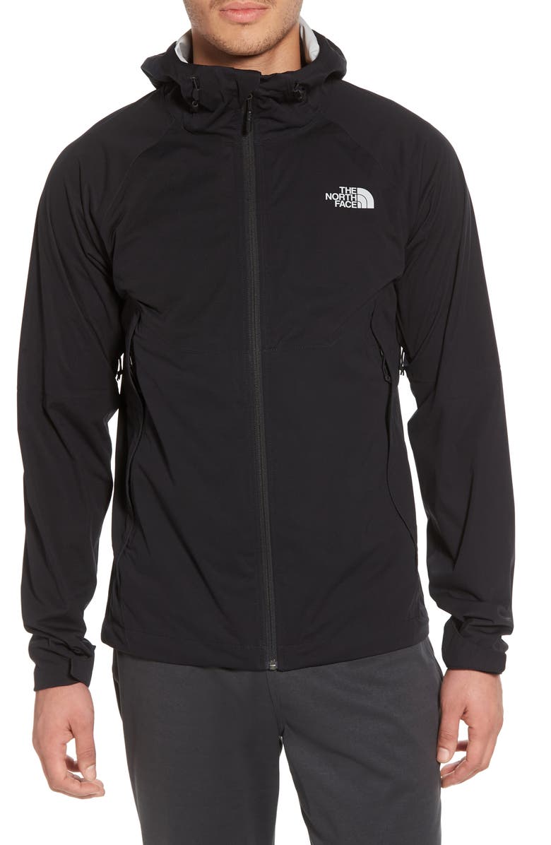 The North Face Allproof Stretch Hooded Rain Jacket, Alternate, color, 