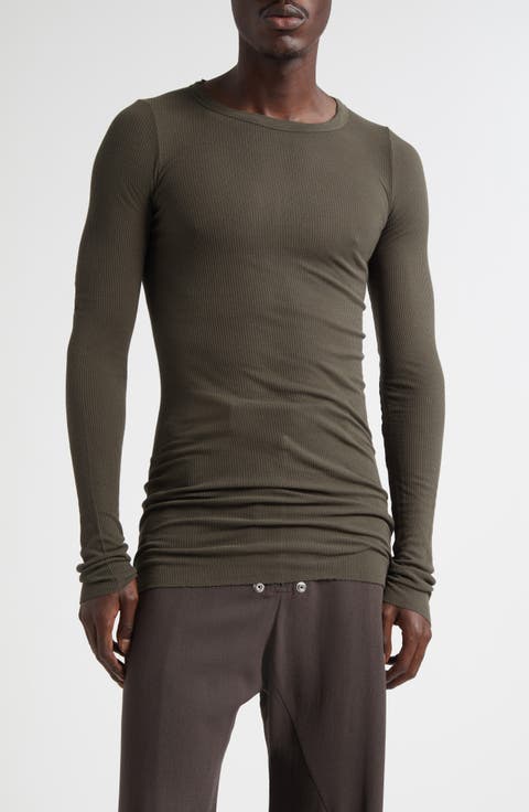 【関税込み】Rick Owens カーキ Concordians  Tシャツ RICK OWENS】Jumboコットン オーバーサイズTシャツ☆国内発