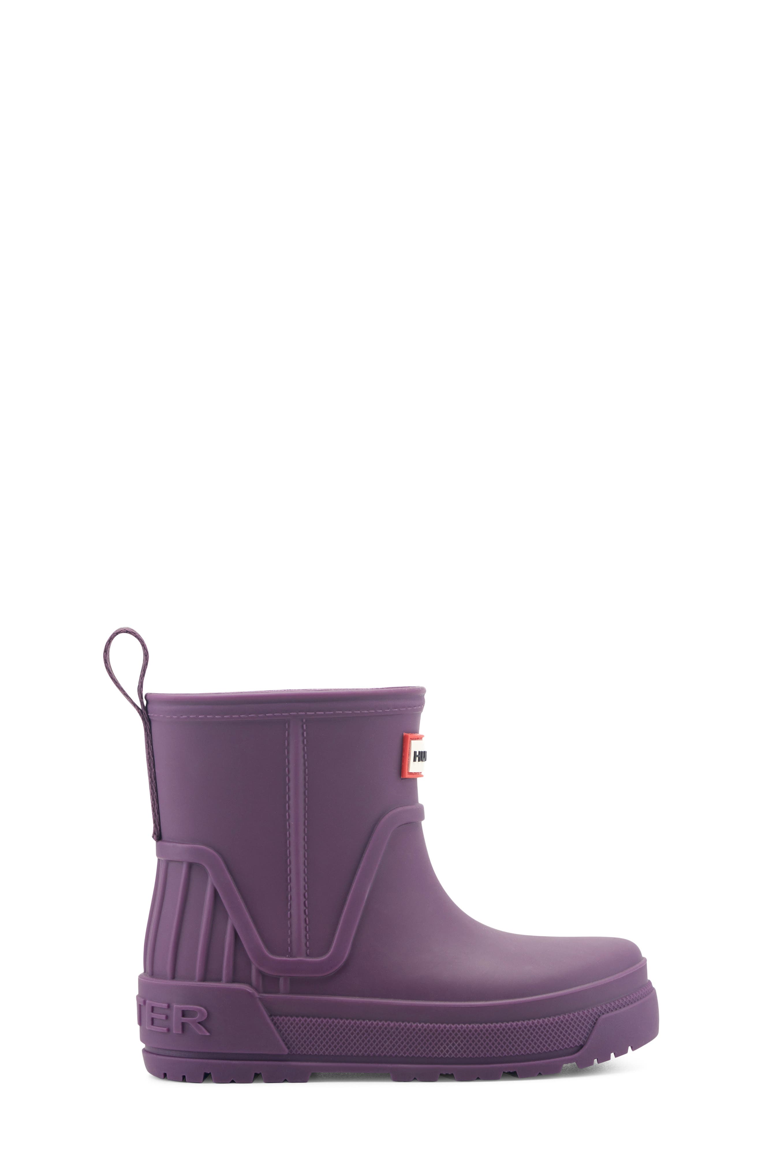 Kids' Grace Waterproof Rain Boot, Alternate, color, DARK PURPLE 500