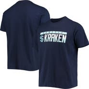 LEVELWEAR Men's Levelwear Navy Seattle Kraken Richmond Wordmark T-Shirt