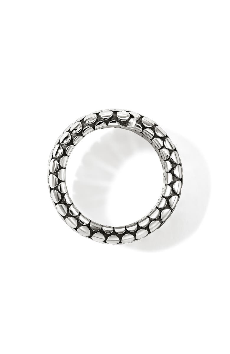 John Hardy Dot Double Coil Ring, Alternate, color, Silver