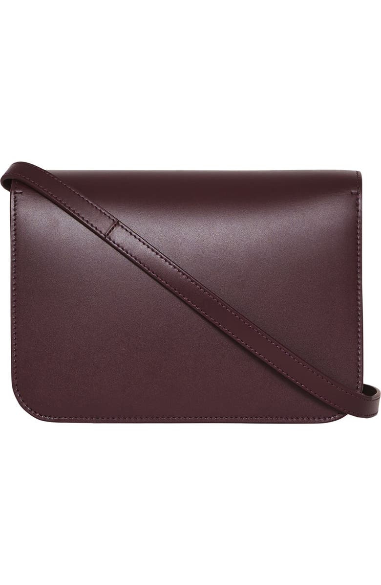 Burberry Small TB Monogram Calfskin Leather Bag, Alternate, color,