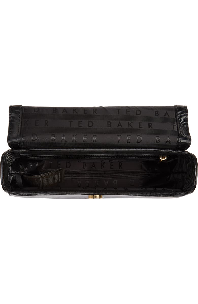 Ted Baker London Danieel Bow Leather Crossbody Bag, Alternate, color,