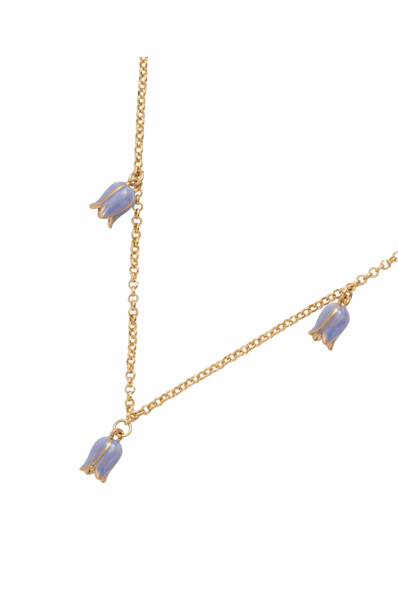 Fable England Bluebell Charm Necklace, Main, color, Blue