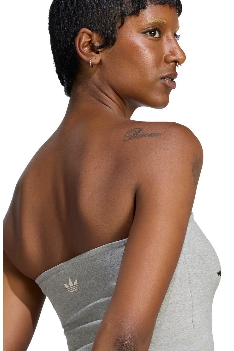 Graphic Tube Top, Alternate, color, GREYHEATHER