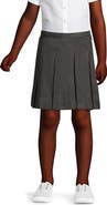 Lands' End School Uniform Girls Solid Box Pleat Skirt Above Knee