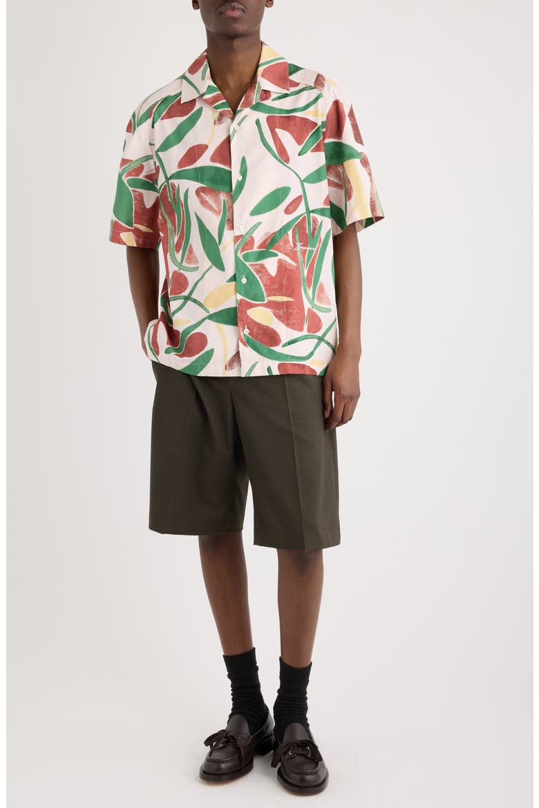 La Chemise Fonccio Abstarct Floral Camp Shirt, Alternate, color, PRINT ABSTRACT VEGETAL PI