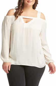 Tart Lemon Tart Cayley Cold Shoulder Top