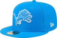 New Era Men's New Era Blue Detroit Lions  Main 59FIFTY Fitted Hat