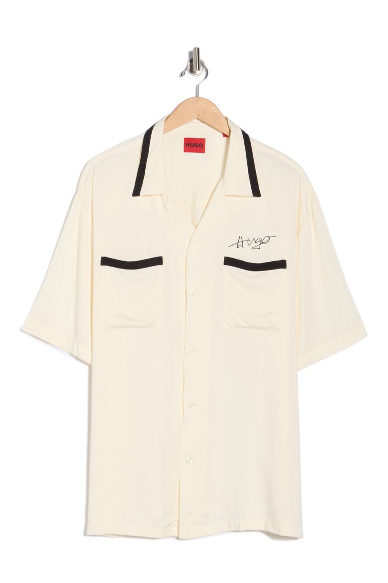 Efino Short Sleeve Button-Up Shirt, Alternate, color, WHISPER WHITE