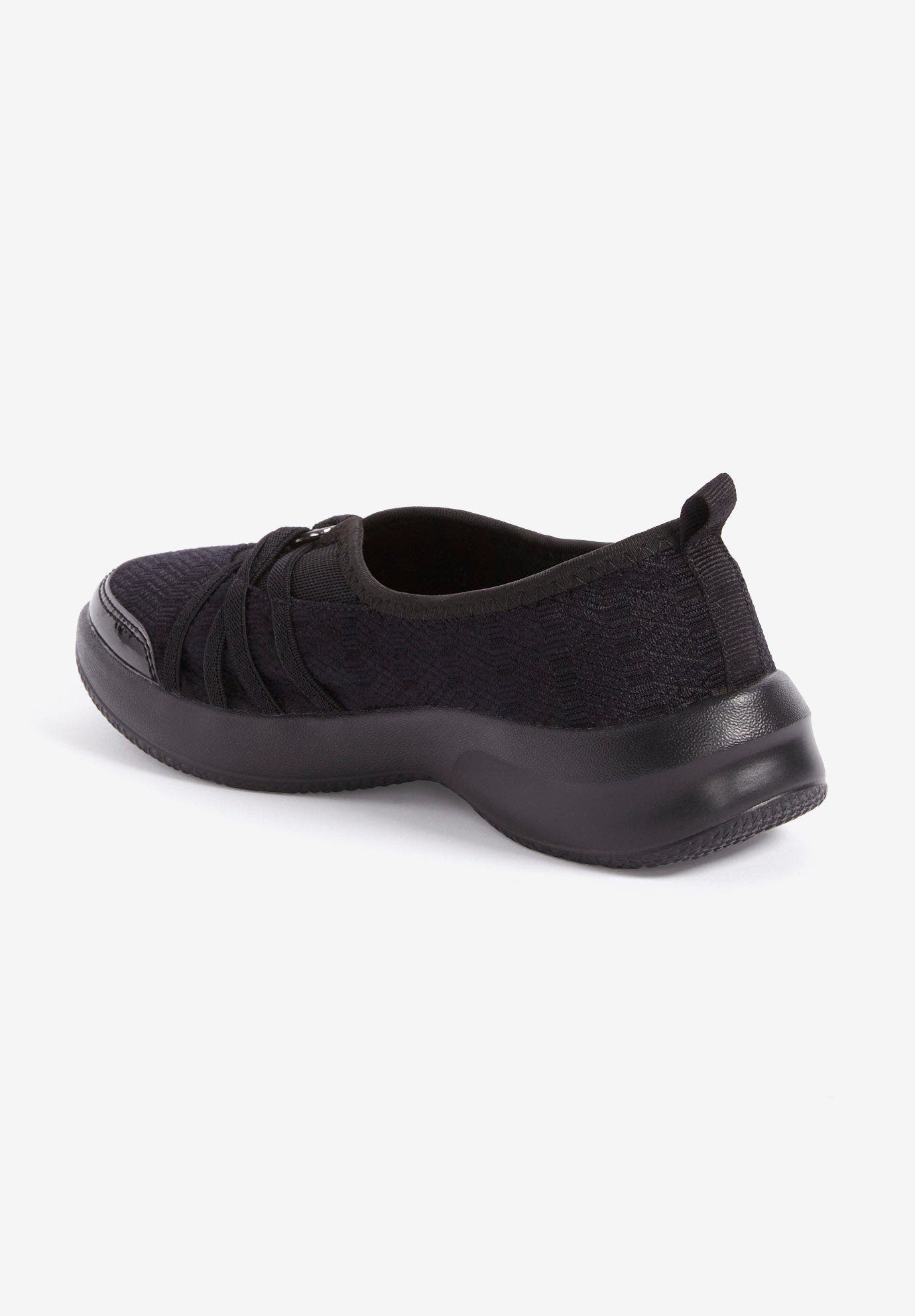 Comfortview CV Sport Greer Slip On Sneaker, Alternate, color, Black