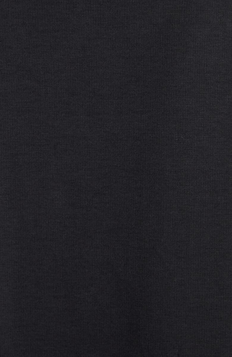 Moncler Mixed Media Dress, Alternate, color, Black