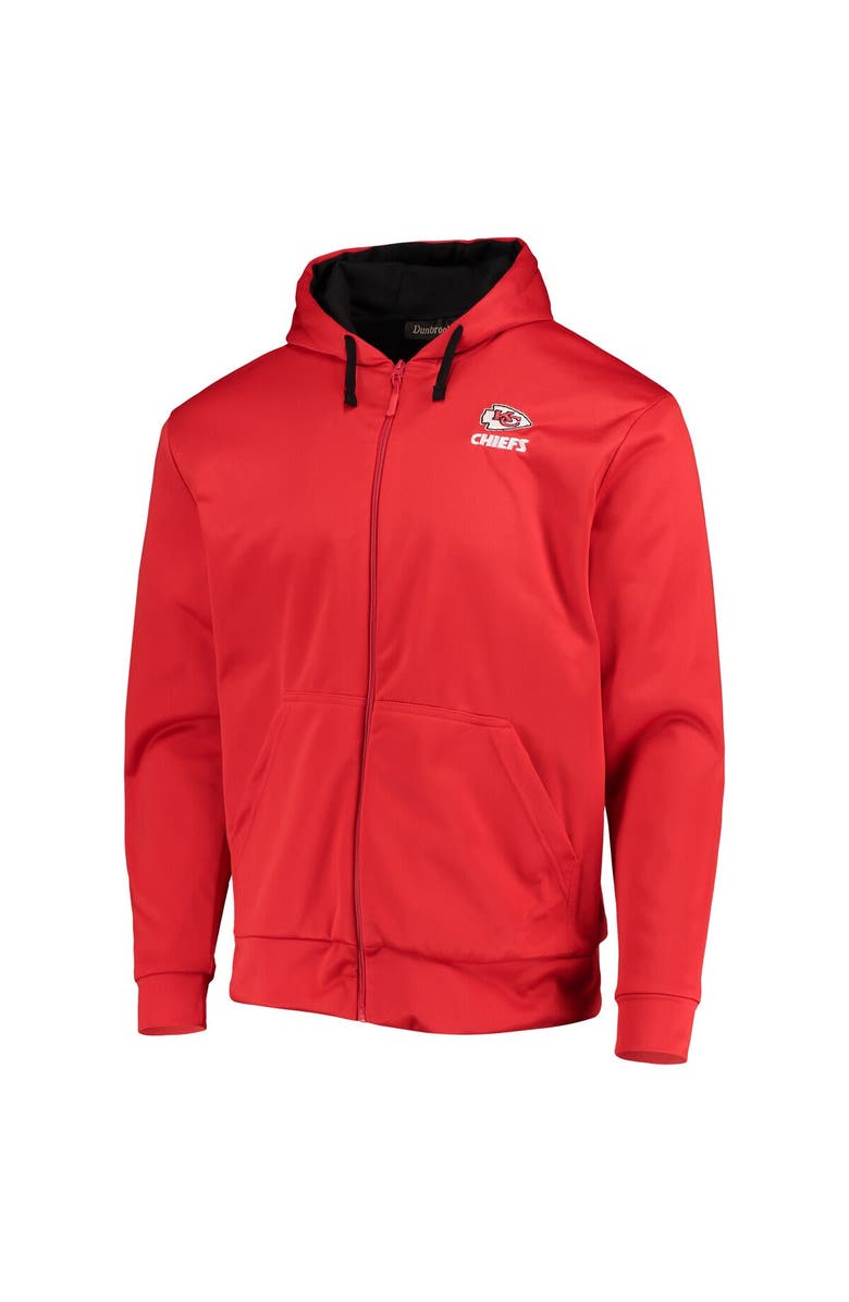 DUNBROOKE Men's Dunbrooke Red/Black Kansas City Chiefs Apprentice Full-Zip Hoodie, Alternate, color, Red