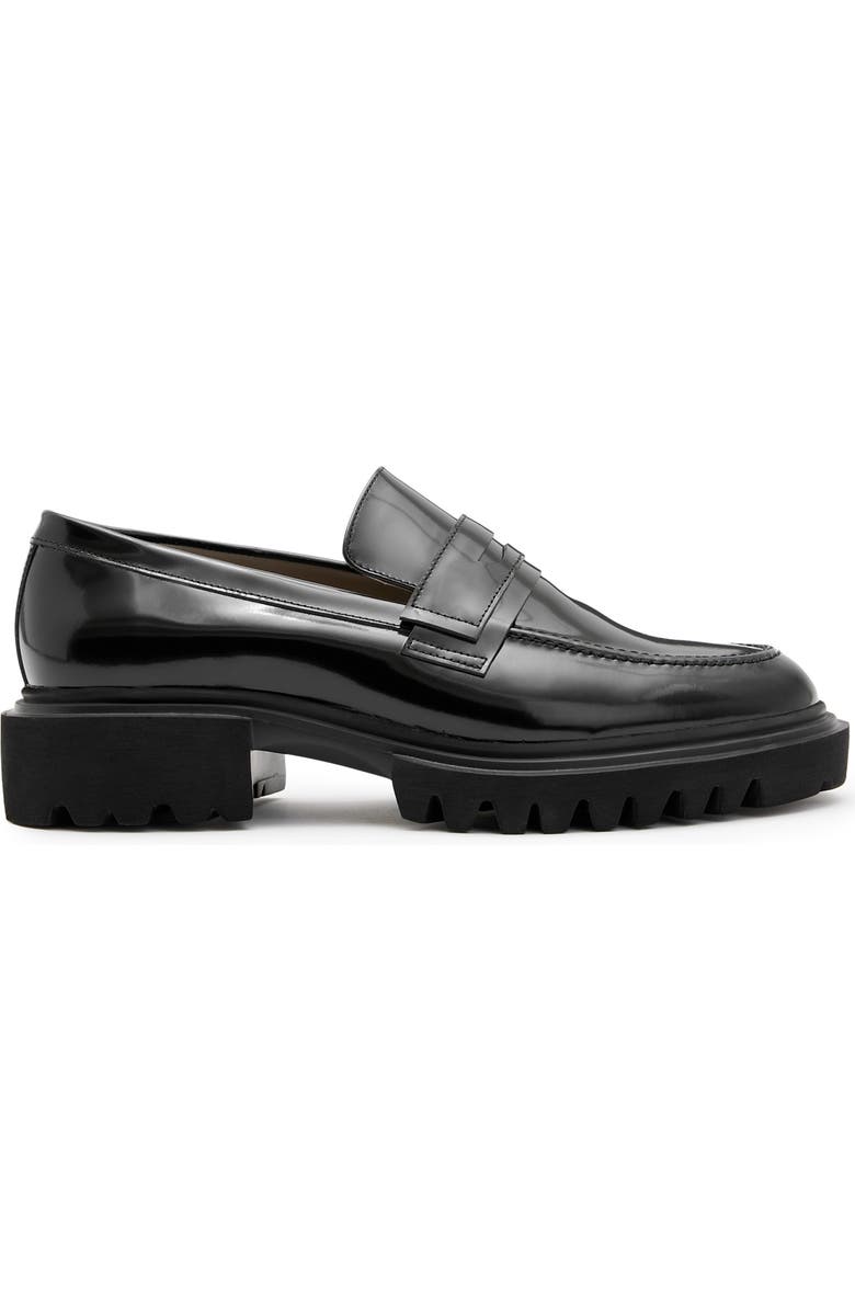 AllSaints Vinni Penny Loafer, Alternate, color, Black