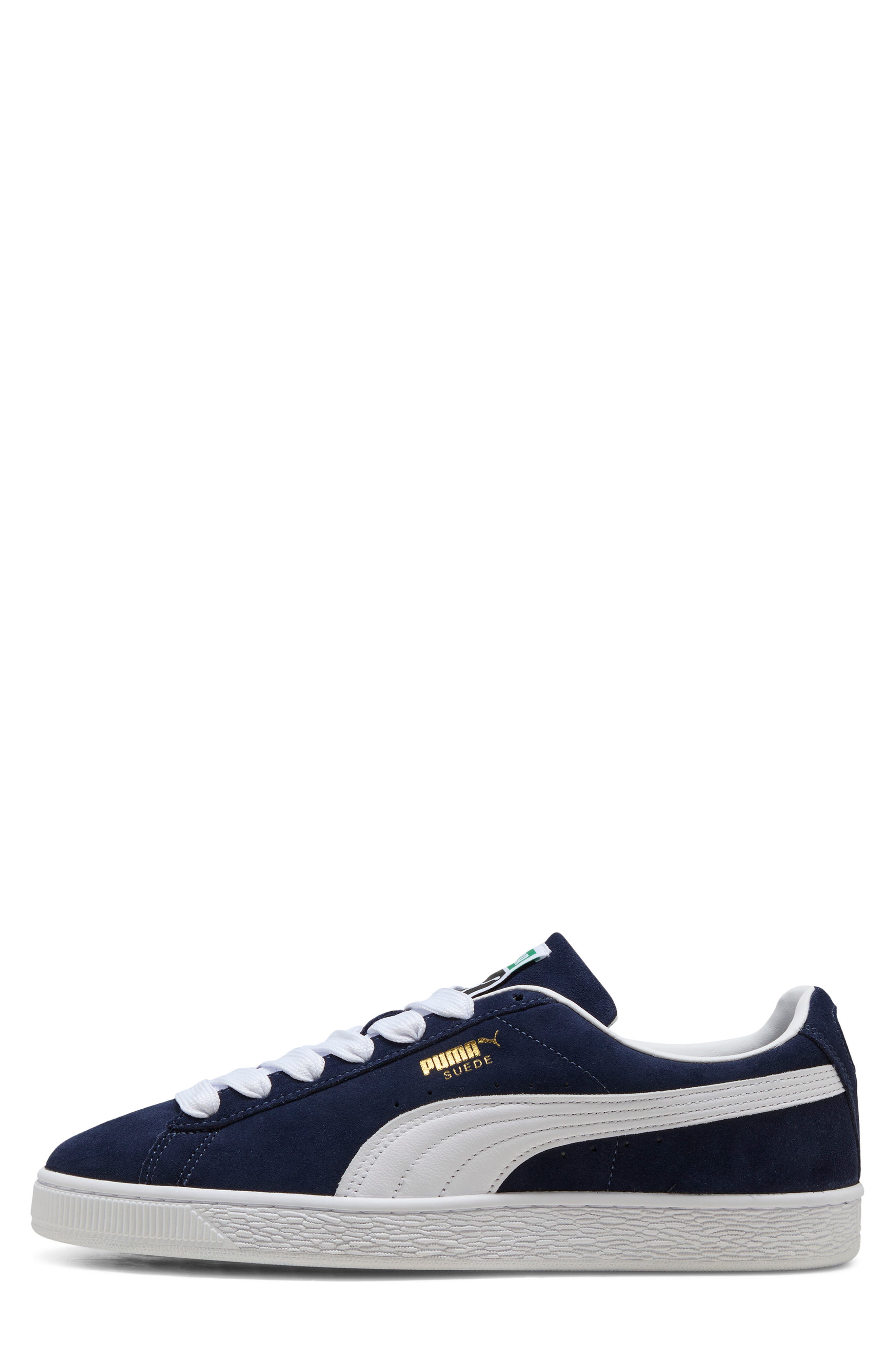 Suede Classic Sneaker, Alternate, color, PUMA NAVY/ PUMA WHITE