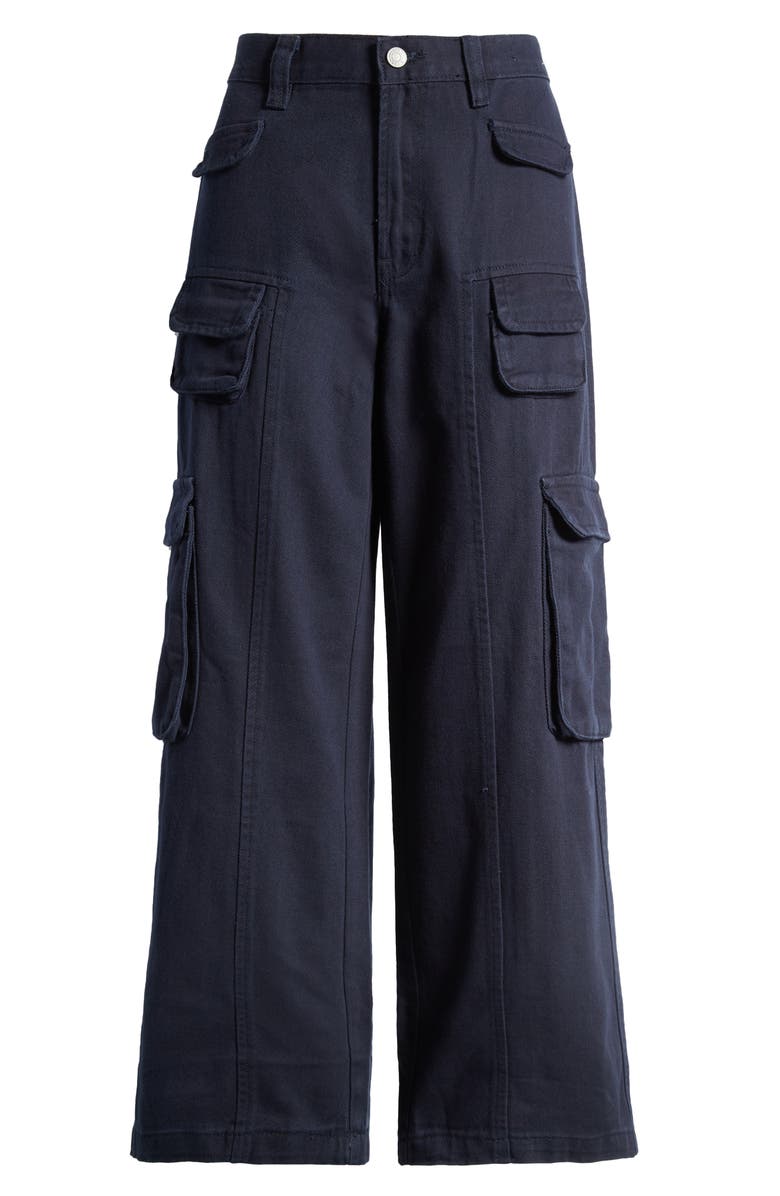 PacSun Mid Rise Baggy Cargo Pants, Alternate, color, 
