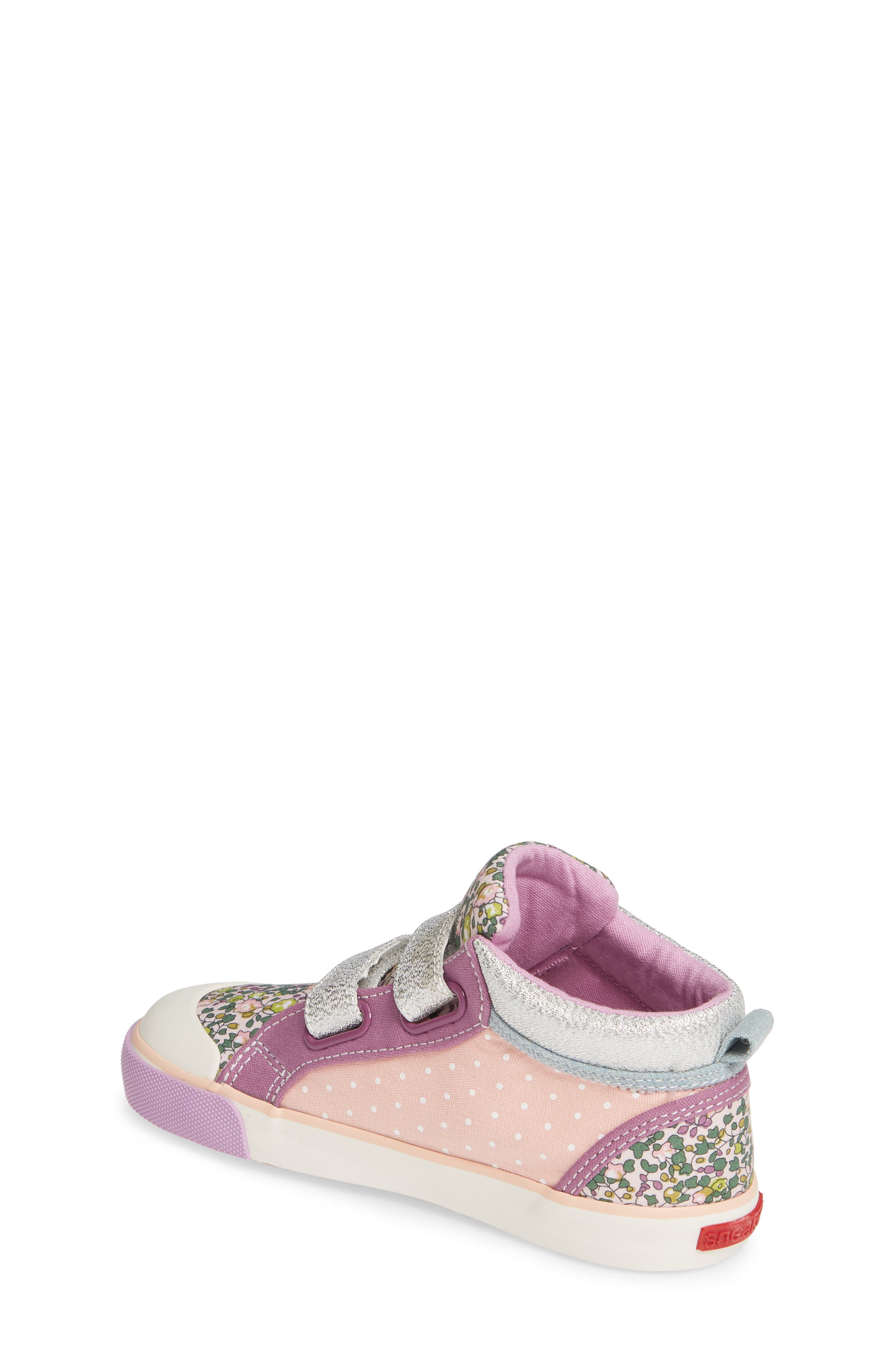 Kya Sneaker, Alternate, color, PINK/ PURPLE