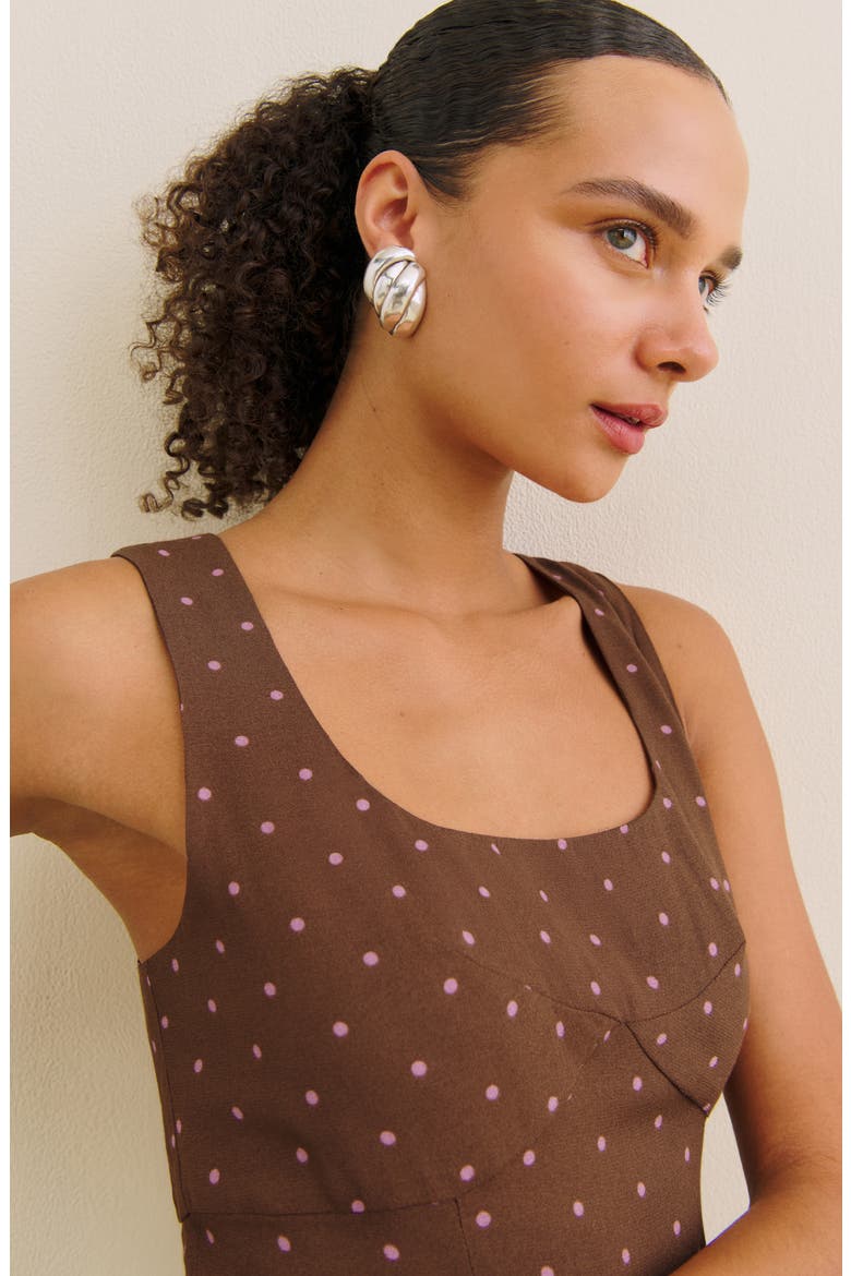 x Devon Lee Carlson Cher Sleeveless Minidress, Alternate, color, KISS DOT