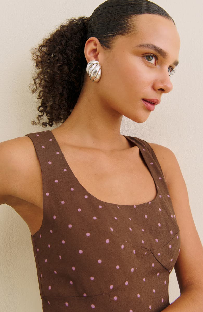 Reformation x Devon Lee Carlson Cher Sleeveless Minidress, Alternate, color,