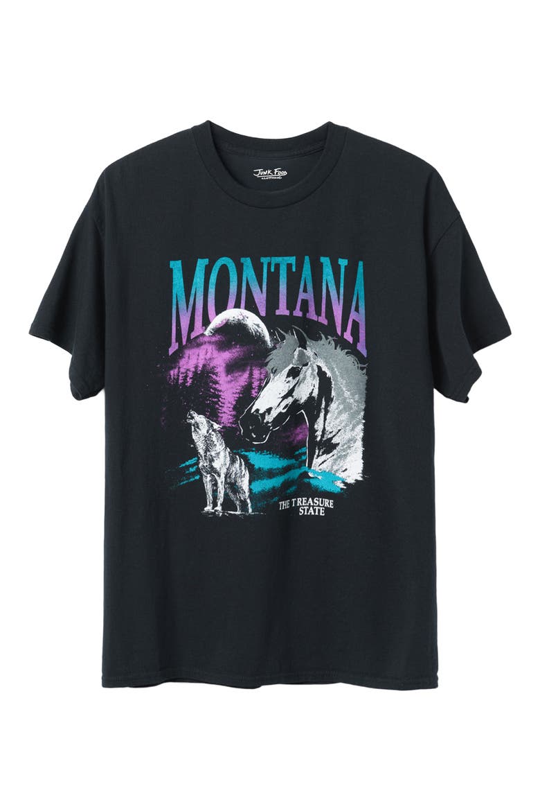 Montana Graphic T-Shirt, Main, color, BLACK