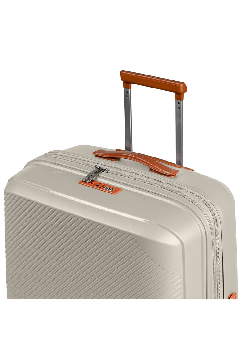 Vintage Aura Large Hardside Spinner Suitcase, Alternate, color, IVORY