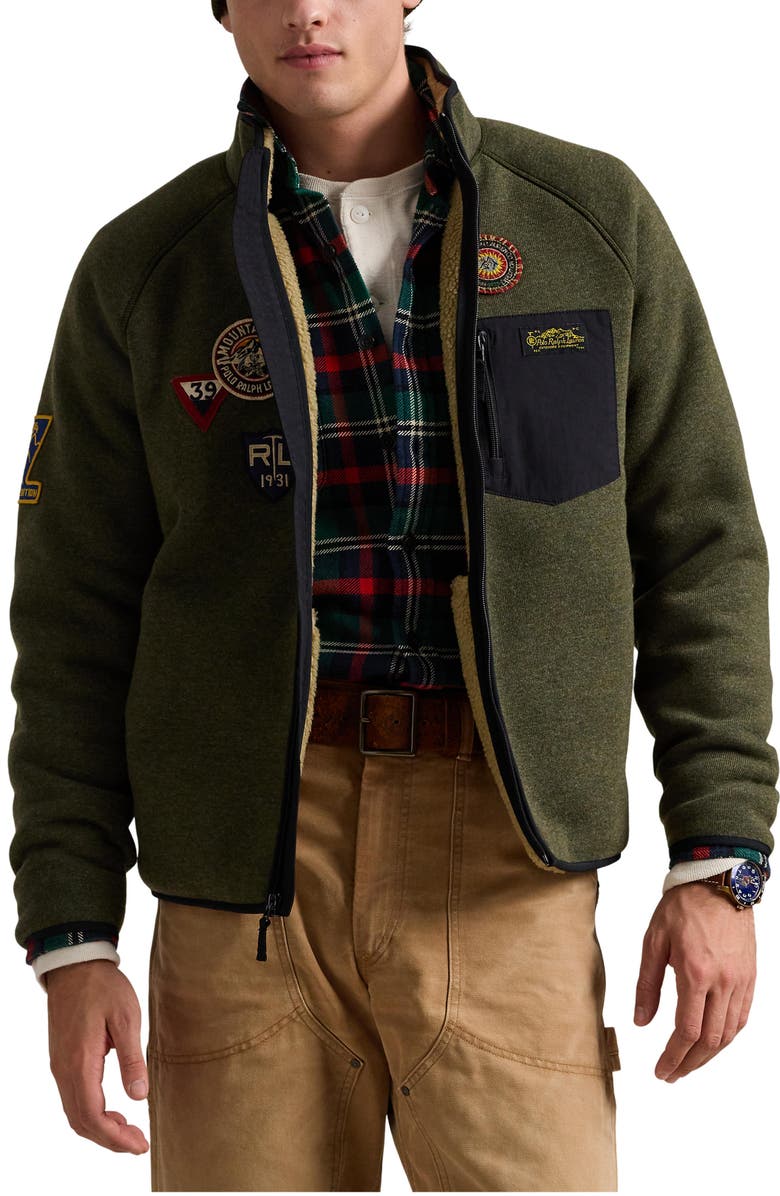 Polo Ralph Lauren Bonded Fleece Jacket, Main, color, 