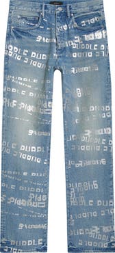 PURPLE BRAND Foiled Logo Jeans
