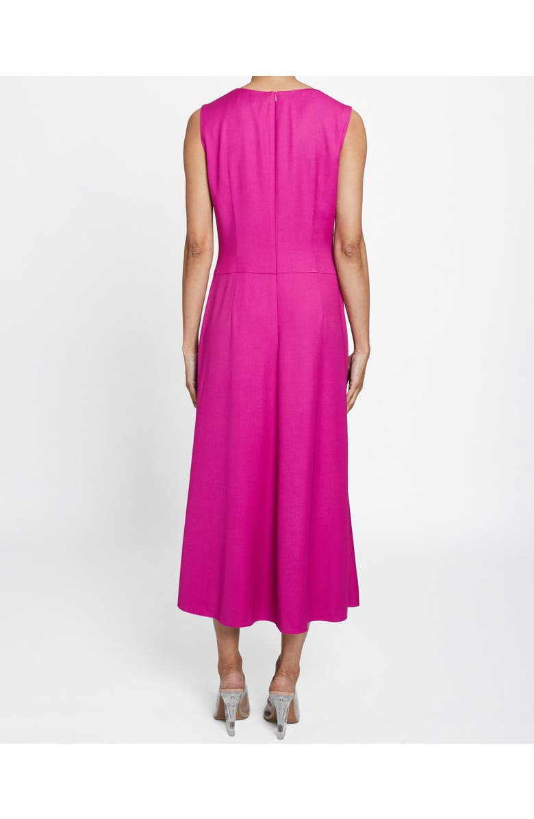Santorelli BELLE Sleeveless Midi Dress with Front Seam Detail, Alternate, color, 
