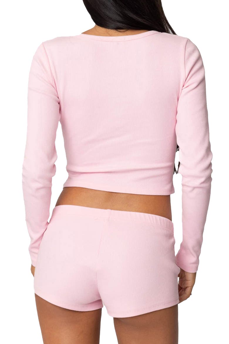 Rebekah Rib Henley, Alternate, color, LIGHT-PINK