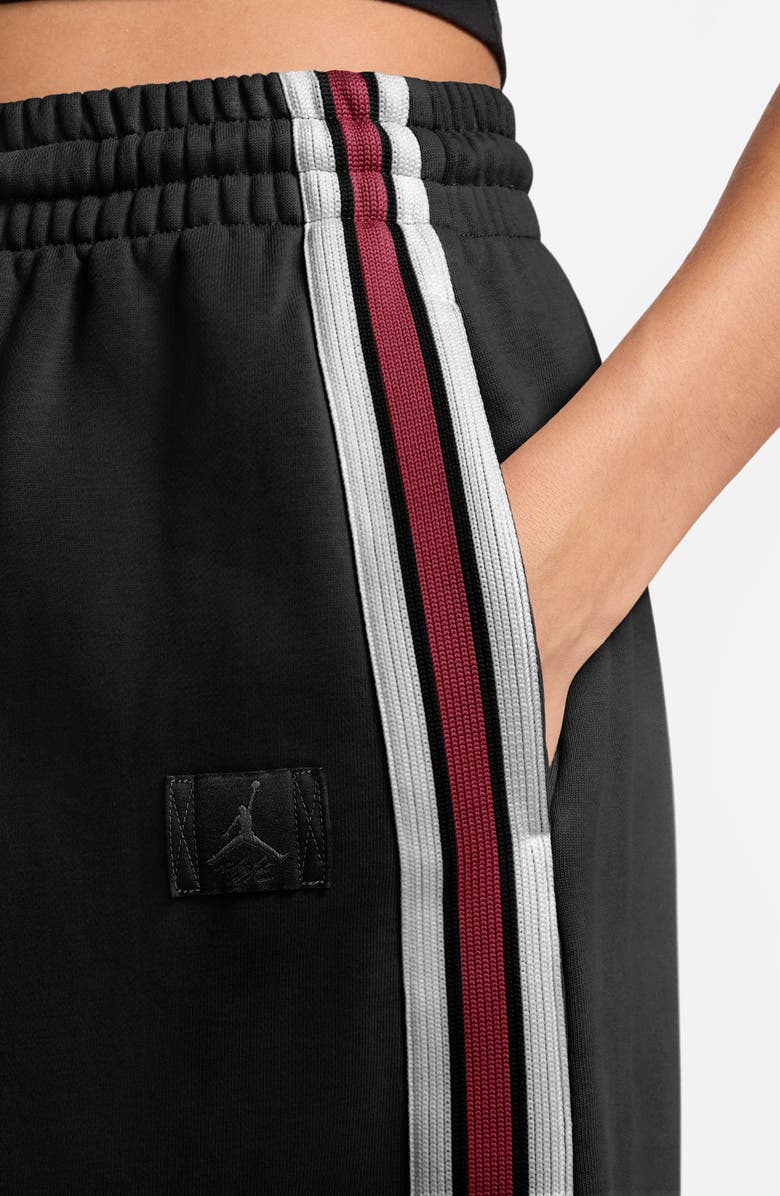 Jordan Sportswear Cotton Midi Skirt, Alternate, color, Black/ Dark Smoke Grey