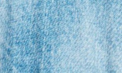 Bp. Denim Print High Cut Bikini Bottoms In Denim