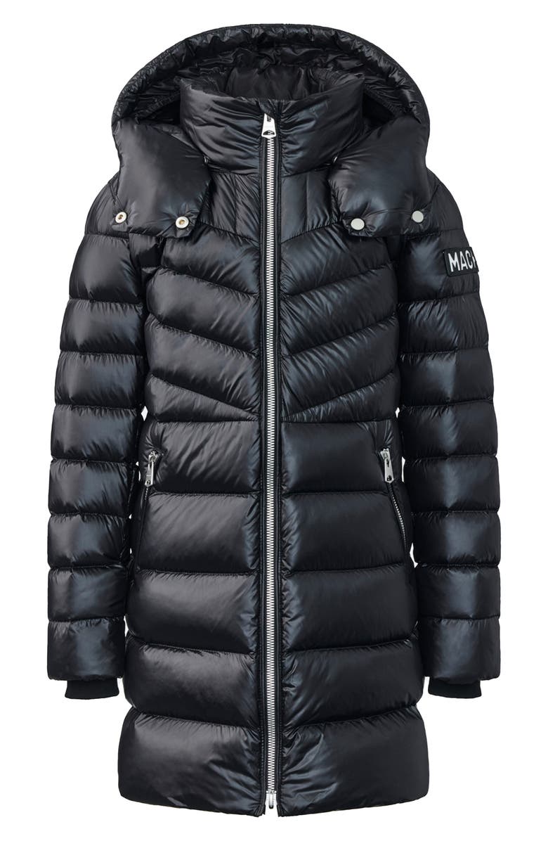 Mackage Kids' Larena Water Resistant 800 Fill Power Down Puffer Jacket, Main, color, 