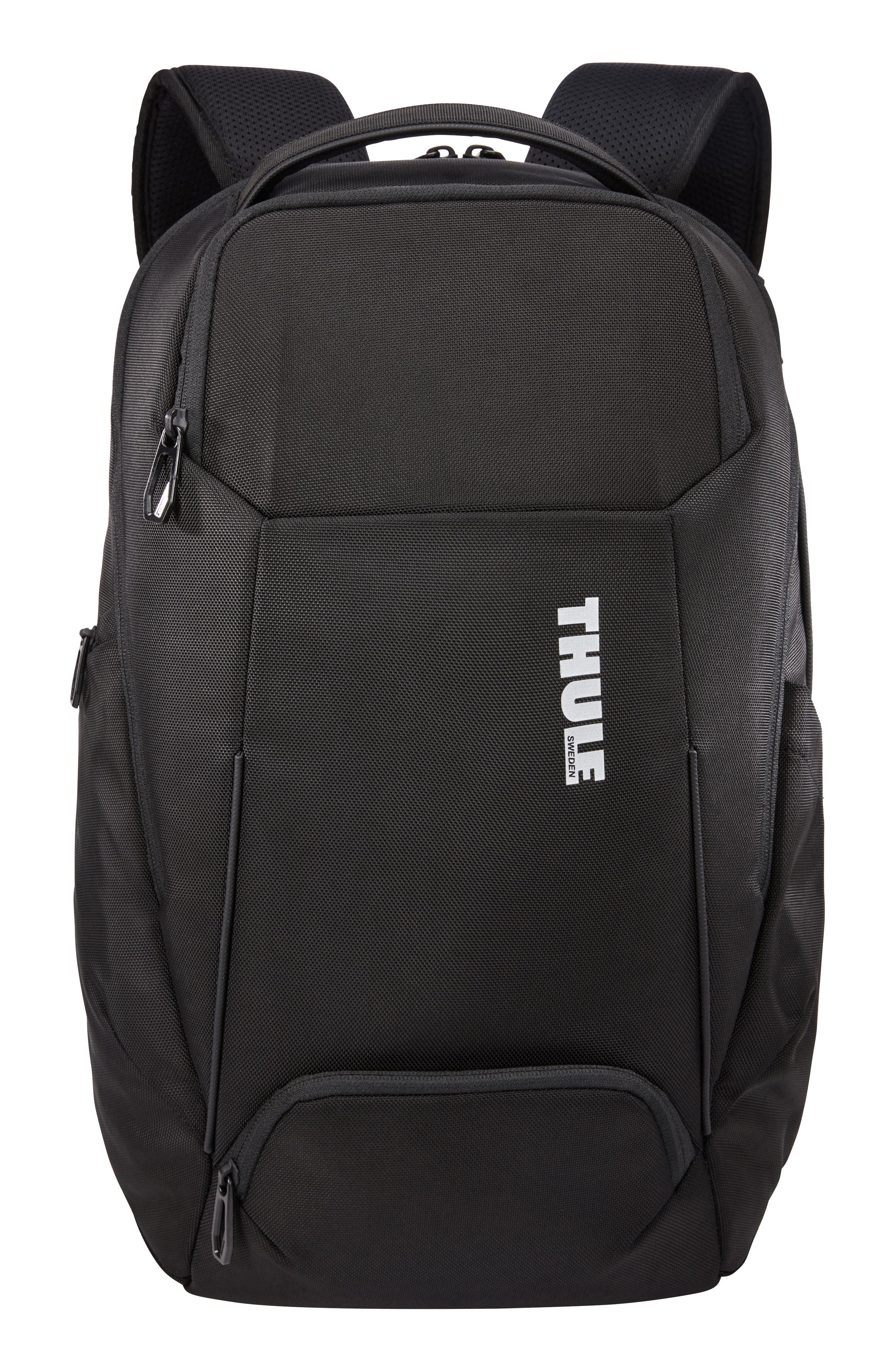 Thule Accent 26-Liter Recycled Backpack, Main, color, Black