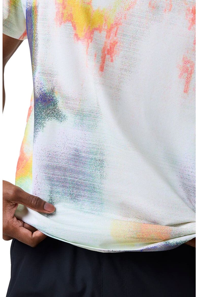 Wasatch Adventure Run T-Shirt - Men's, Alternate, color, Multi Glitch Print