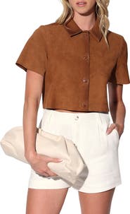 Walter Baker Karla Suede Top