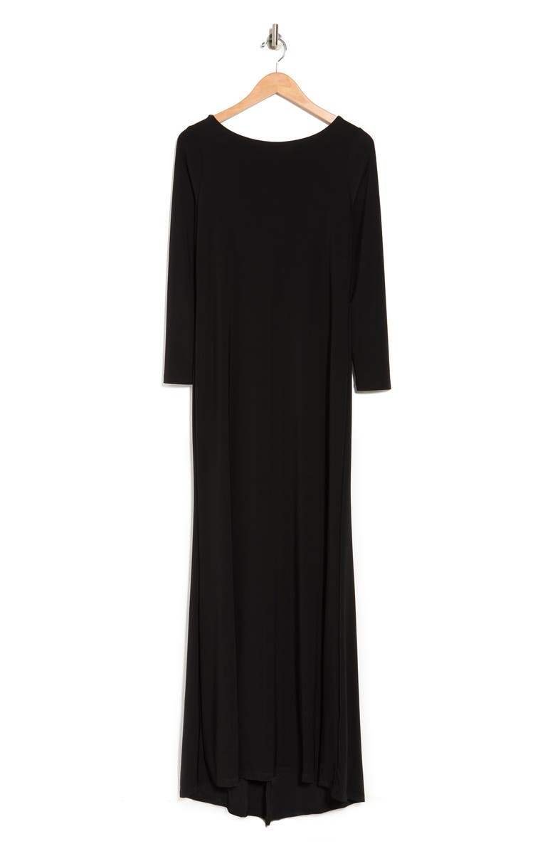 Marina Cowl Back Long Sleeve Maxi Dress, Alternate, color, 