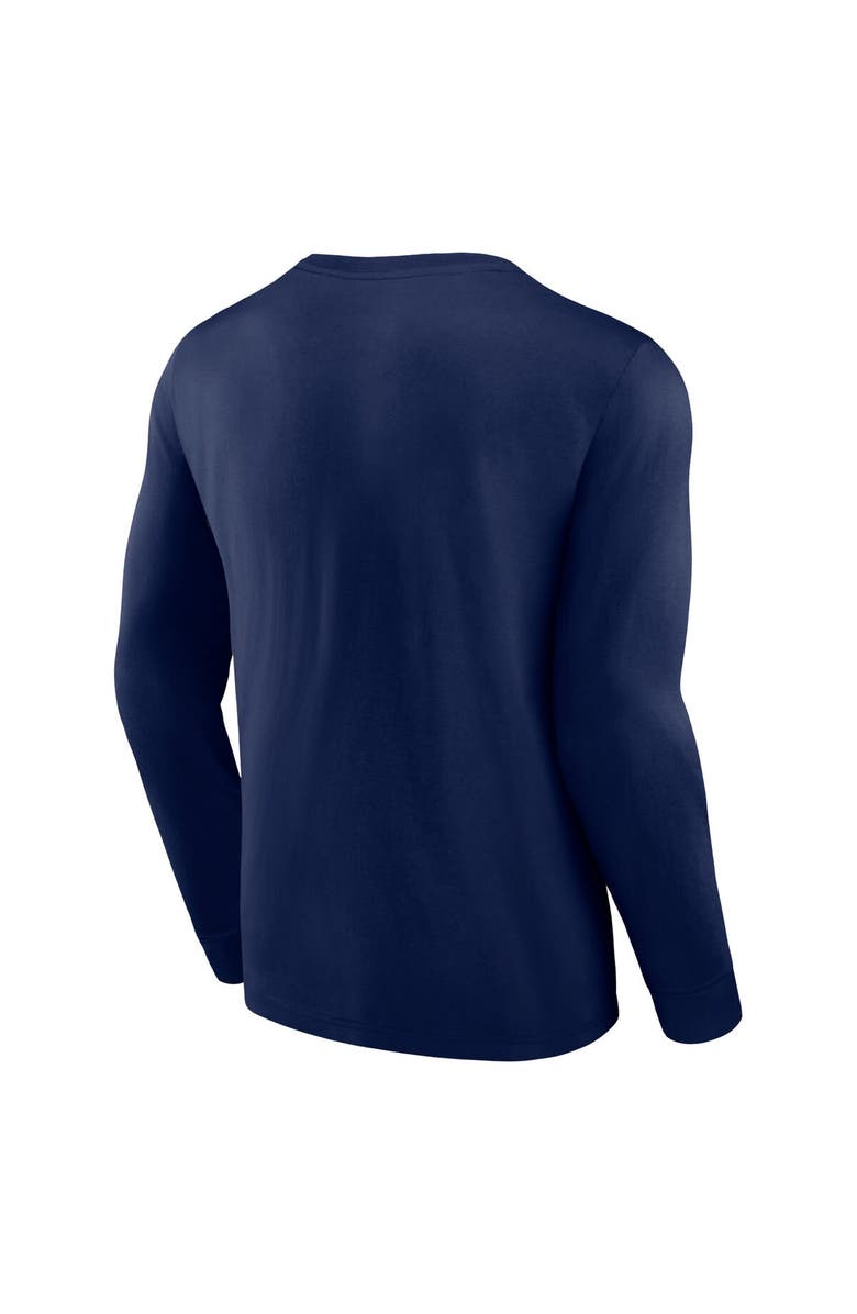 FANATICS Men's Fanatics Branded Navy Minnesota Twins Strike the Goal Long Sleeve T-Shirt, Alternate, color, Navy