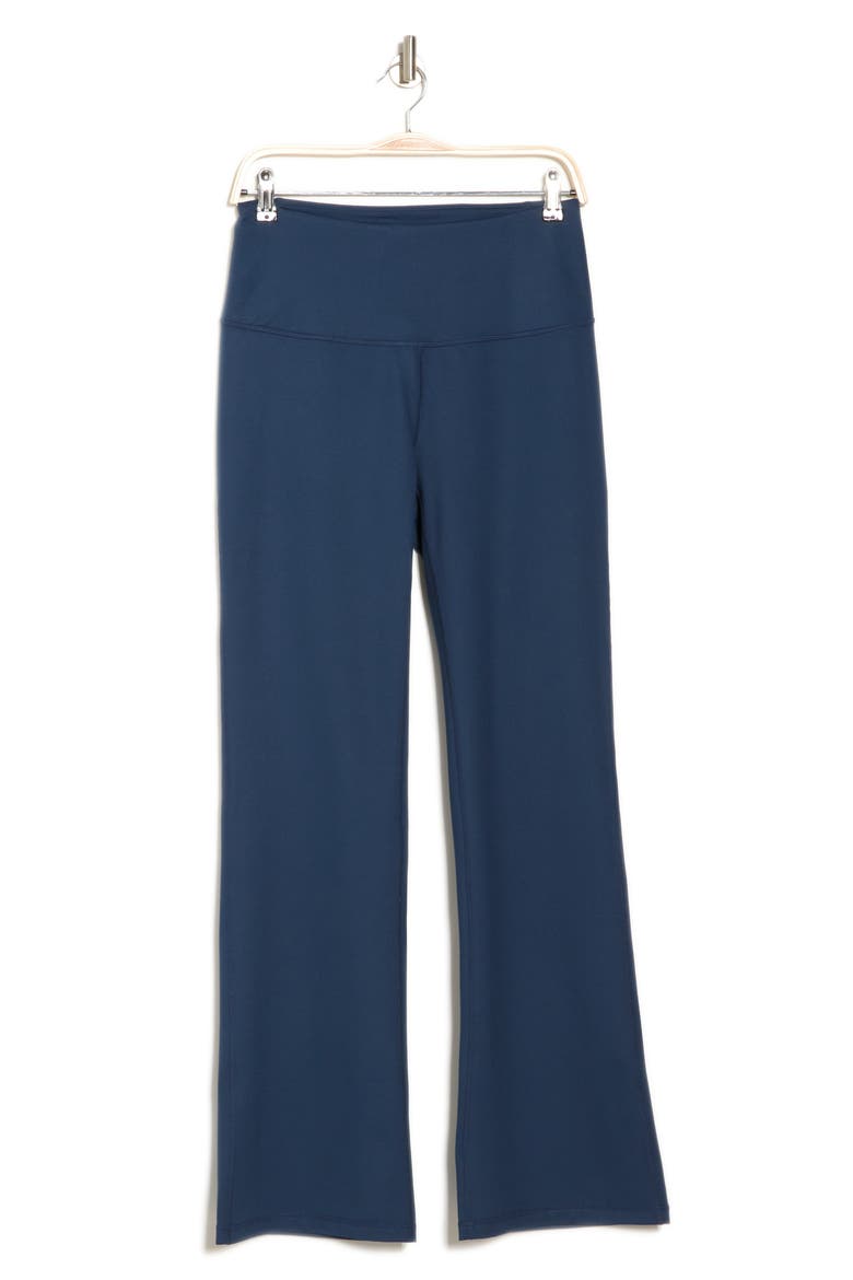 High Waist Daily Booty Flared Leggings, Main, color, BLUE INSIGNIA