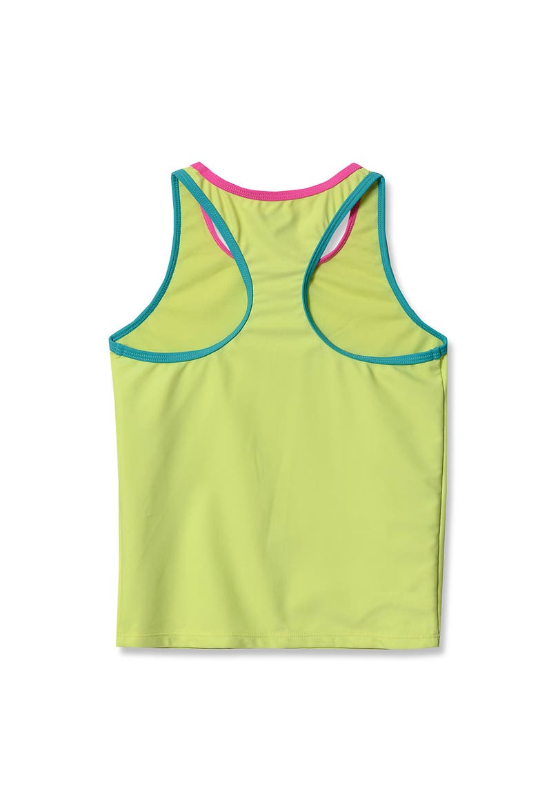 Girls Tankini Swimsuit Top, Alternate, color, Neon Yellow