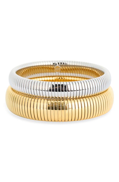 Cleo Set of 2 Bangle Bracelets