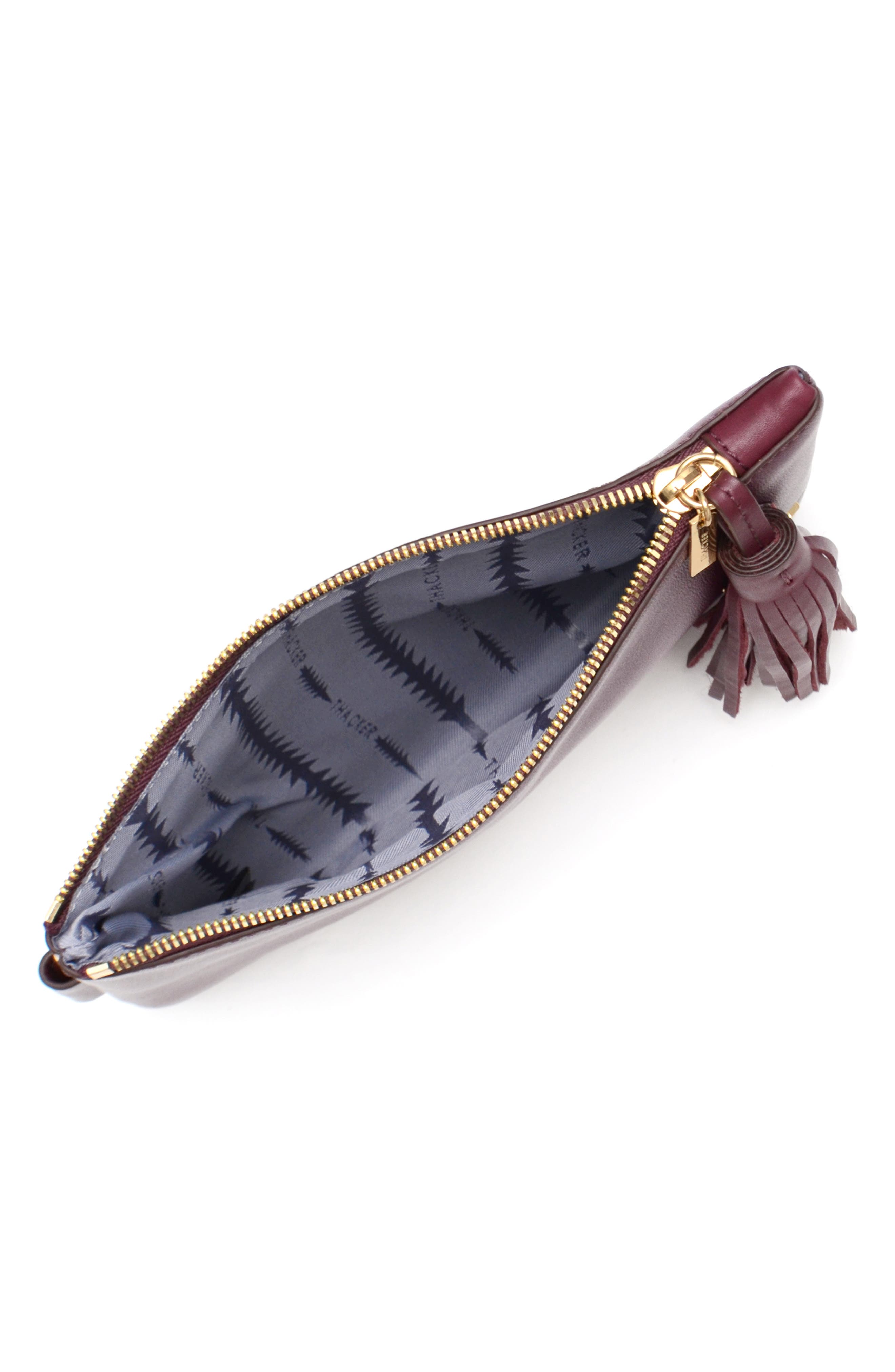 Thacker Nolita Leather Ring Clutch, Alternate, color, 