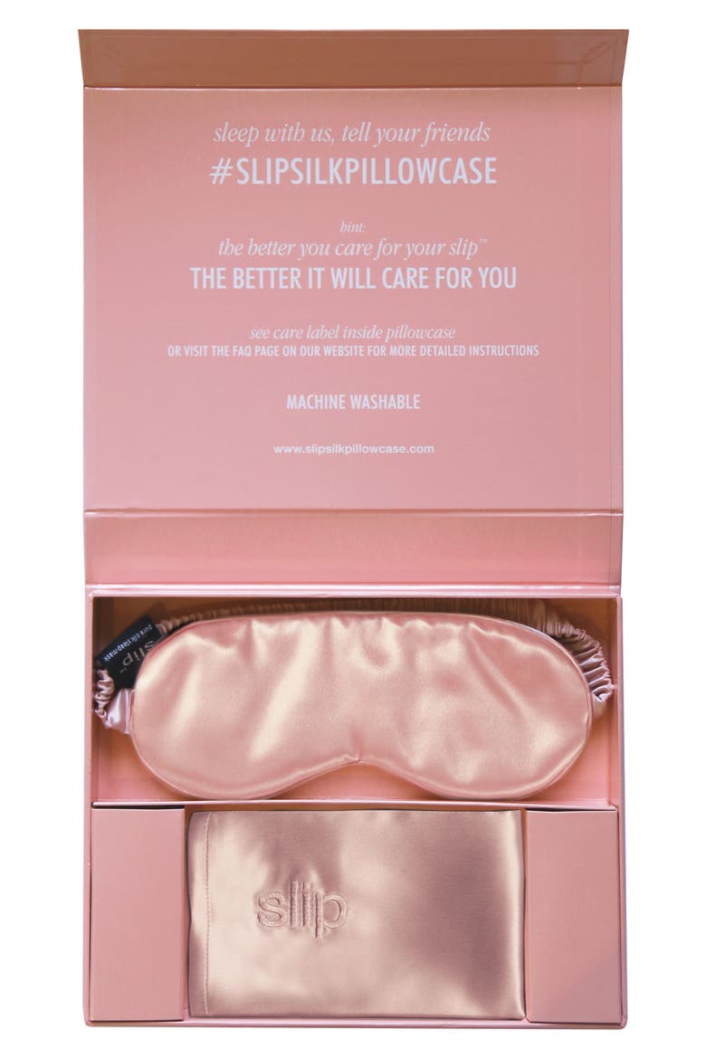 slip™ for beauty sleep Pink Collection (Nordstrom Exclusive), Alternate, color, PINK/PINK