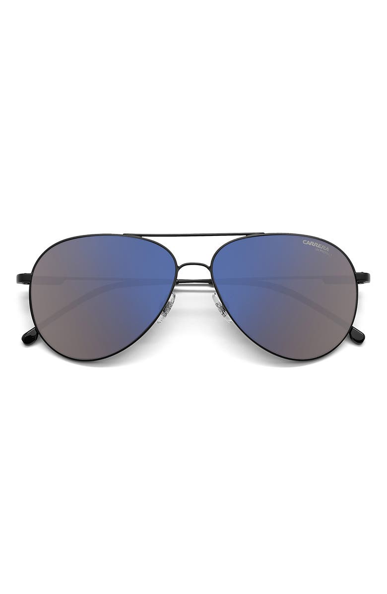 Carrera Eyewear 58mm Aviator Sunglasses, Alternate, color, 