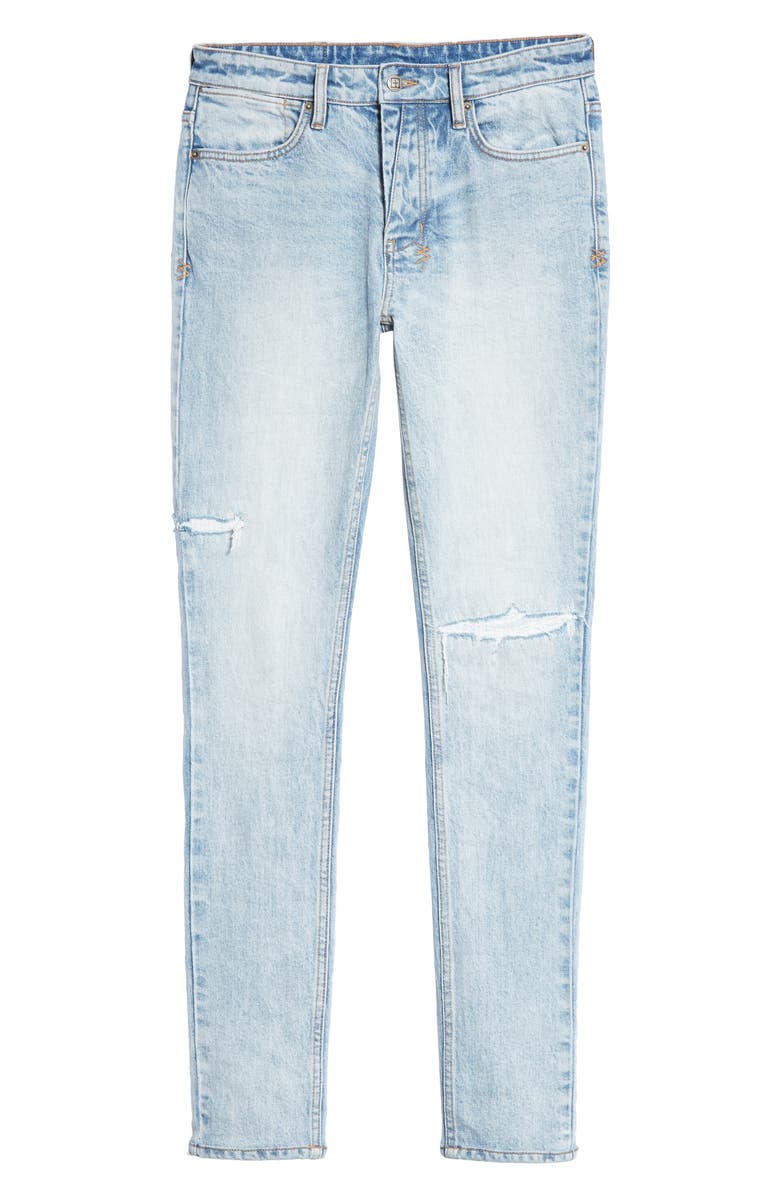 Ksubi Van Winkle The Streets Stitched Skinny Jeans, Alternate, color, 