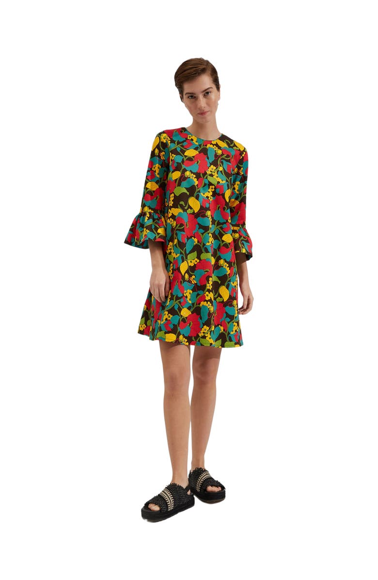 La DoubleJ 24/7 Dress Vines Brown, Main, color, Vines Brown